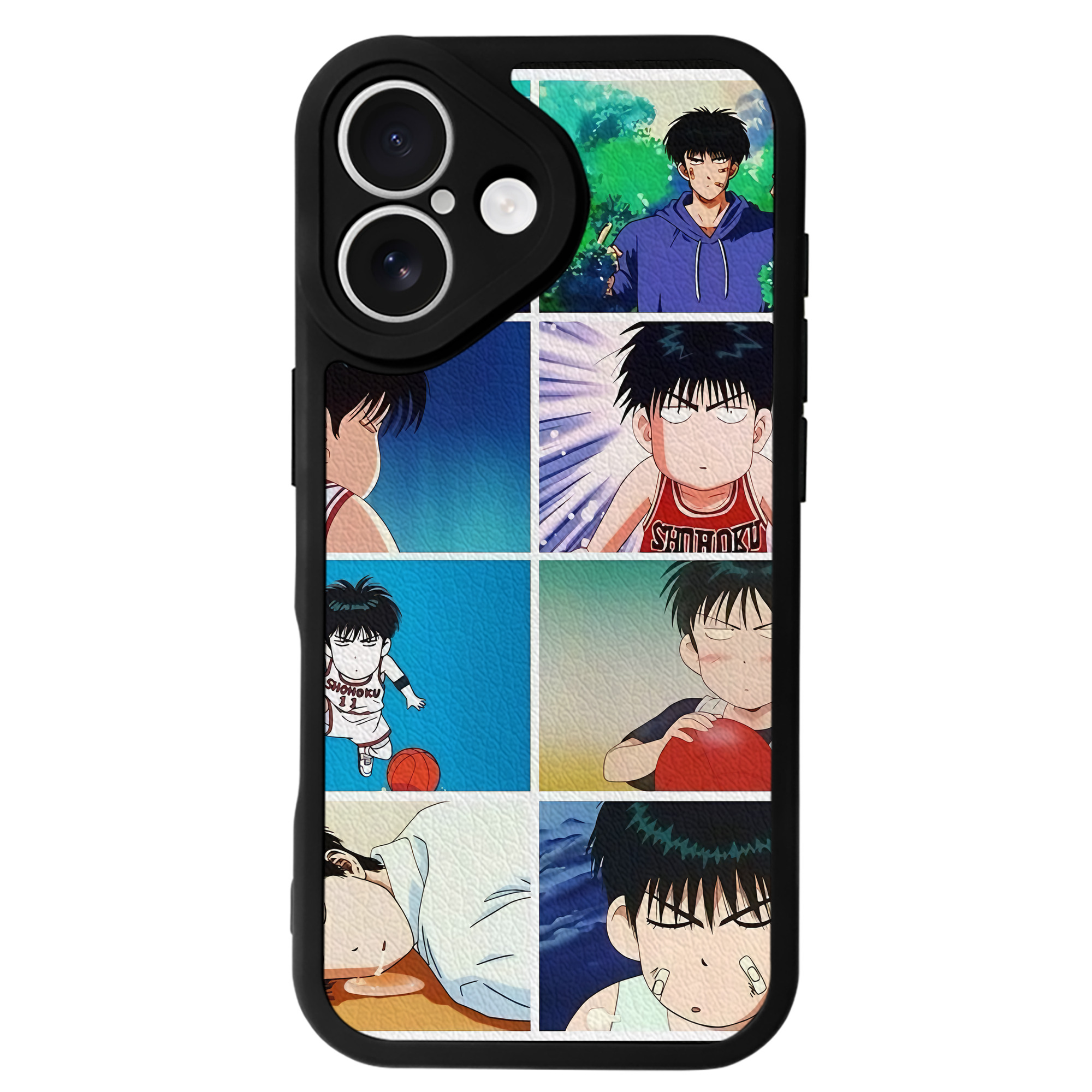 （画像用） SLAM DUNK／スラムダンク 【iPhone 16シリーズ対応】シリコンスマホケース（レザー調） 材質：シリコン